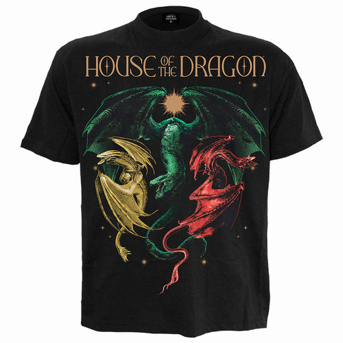 HOD 2 - Tri Dragons - T-shirt à imprimé avant noir