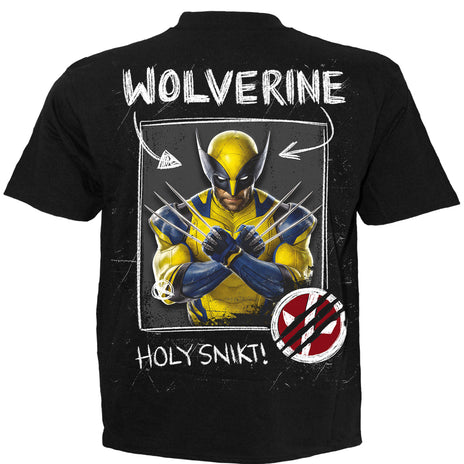 Deadpool - Wolverine Sketches - T-shirt noir