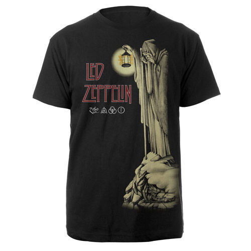 Led Zeppelin - Hermit Black T - T-Shirt Black