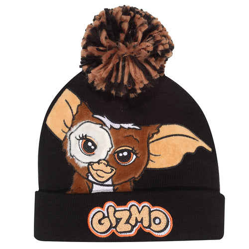 Gremlins - Gizmo Fur Face Beanie - Pom Boneie