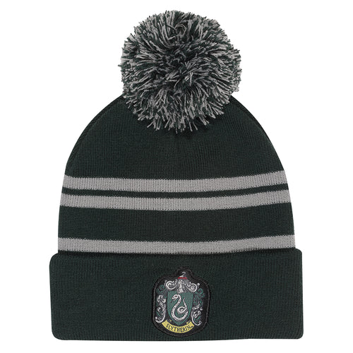 Harry Potter - Haus Slytherin - Beanie Pom