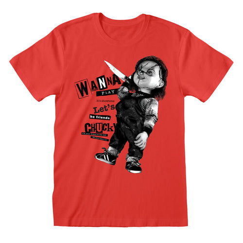 Childs Play - Stab - T -Shirt Red