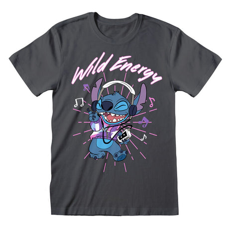 Disney Stitch - Wild Energy - T-shirt léger graphite