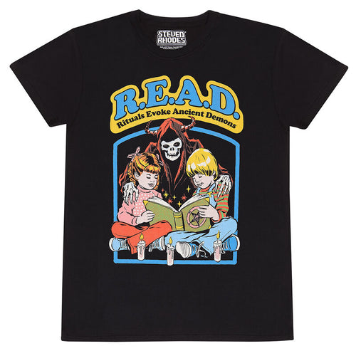 Steven Rhodes - Read - Camiseta Negra