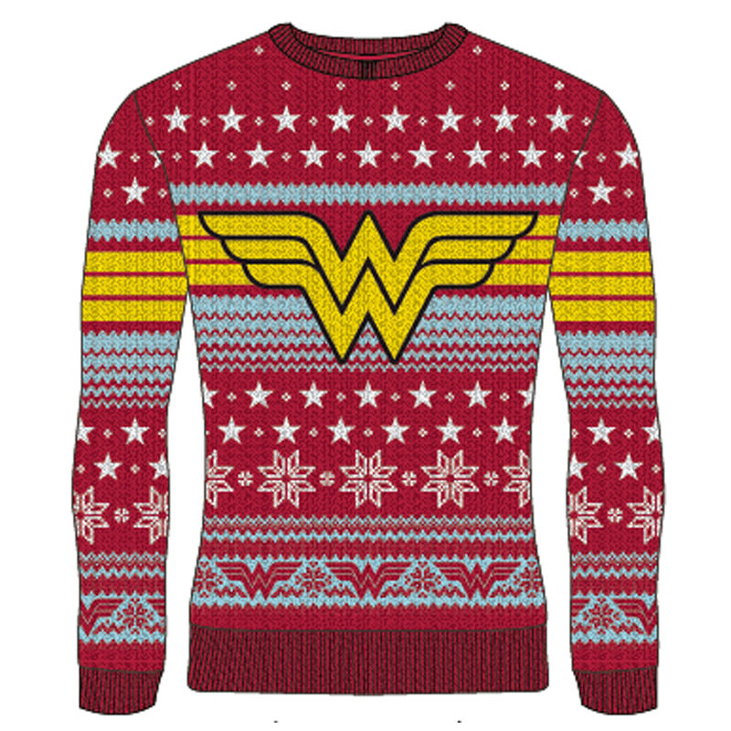 DC Wonder Woman - Logo (white stars) - Christmas Jumper