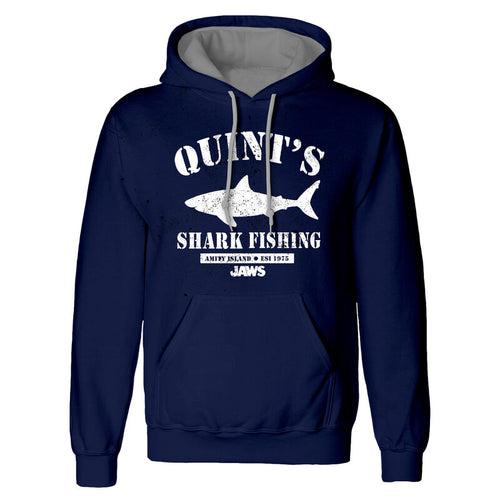 Jaws - Quints Shark Fishing (sudadera con capucha) - Super Heroes - Unisex Navy Heather Houlver Holdie