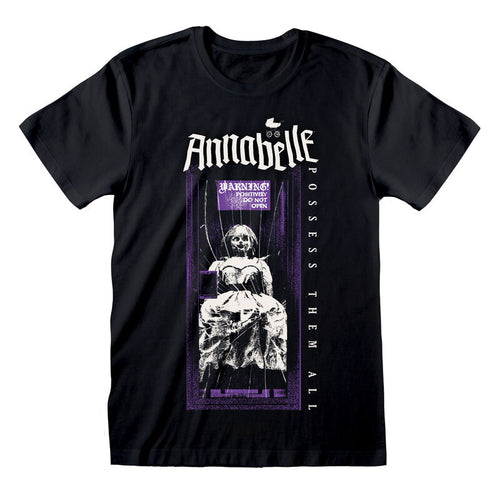 Annabelle - nicht öffnen - T -Shirt schwarz