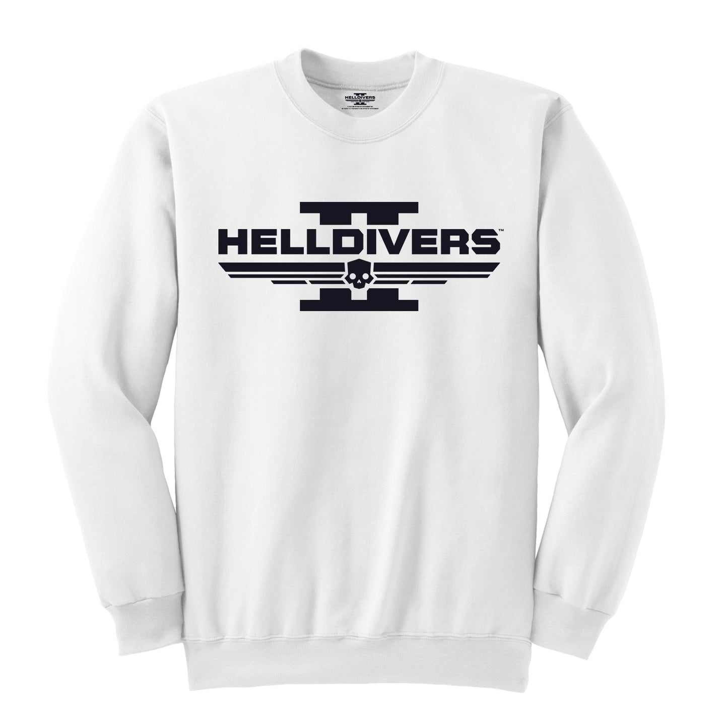 HELLDIVERS 2 - SKULL LOGO AND TEXT - SWEATSHIRT