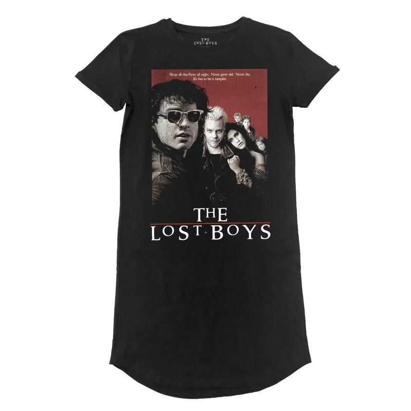 The Lost Boys - Poster - Ladies T-Shirt Dress - Unisex Black T-Shirt Dress