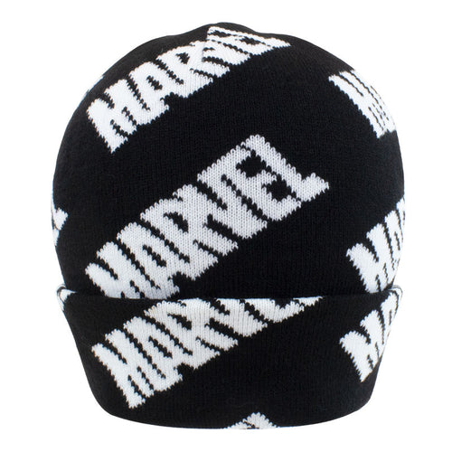 Marvel -Comics - Wiederholungslogo - Beanie