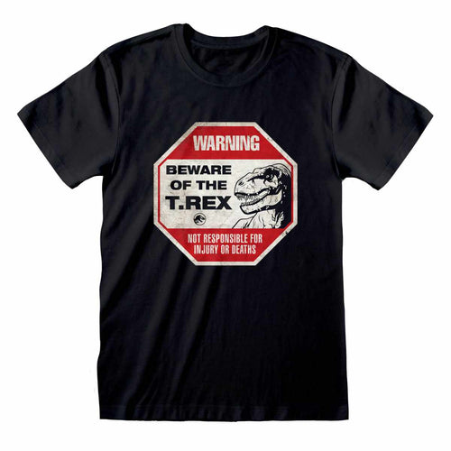 JURASSIC WORLD - BEWARE OF T-REX - T-SHIRT