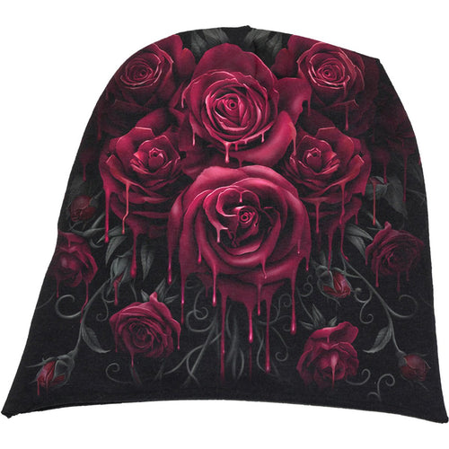 SPIRAL - BLOOD ROSE - LIGHT COTTON BEANIES