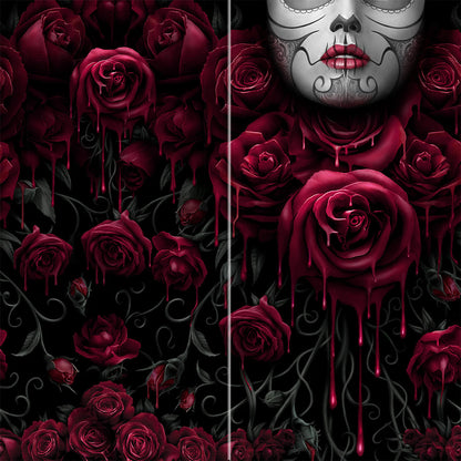 SPIRAL - BLOOD ROSE - MULTIFUNCTIONAL FACE WRAPS