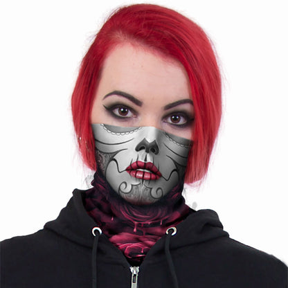 SPIRAL - BLOOD ROSE - MULTIFUNCTIONAL FACE WRAPS