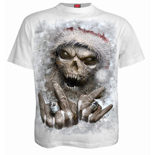 SPIRAL - ROCK SANTA - T-SHIRT WHITE