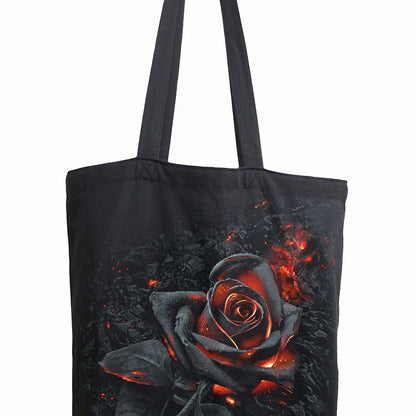 BURNT ROSE - Bag 4 Life - Canvas 80z Long Handle Tote Bag - Spiral USA