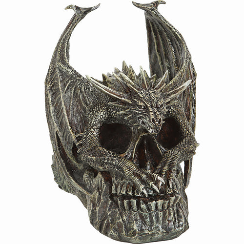 Draco Skull - Sculpture supérieure de bureau