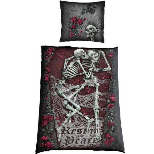 SPIRAL - REST IN PEACE - SINGLE ONE PRINT BEDLINEN + EU PILLOW