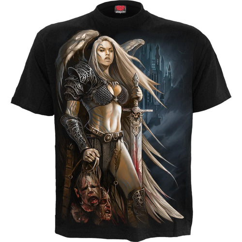 Angel Warrior - Camiseta Negra