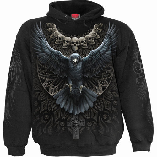 SPIRAL - RAVEN SKULL - HOODIE