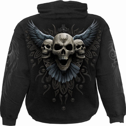 SPIRAL - RAVEN SKULL - HOODIE