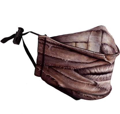 SPIRAL - MUMMIFIED - PREMIUM COTTON FASHION MASK WITH ADJUSTER