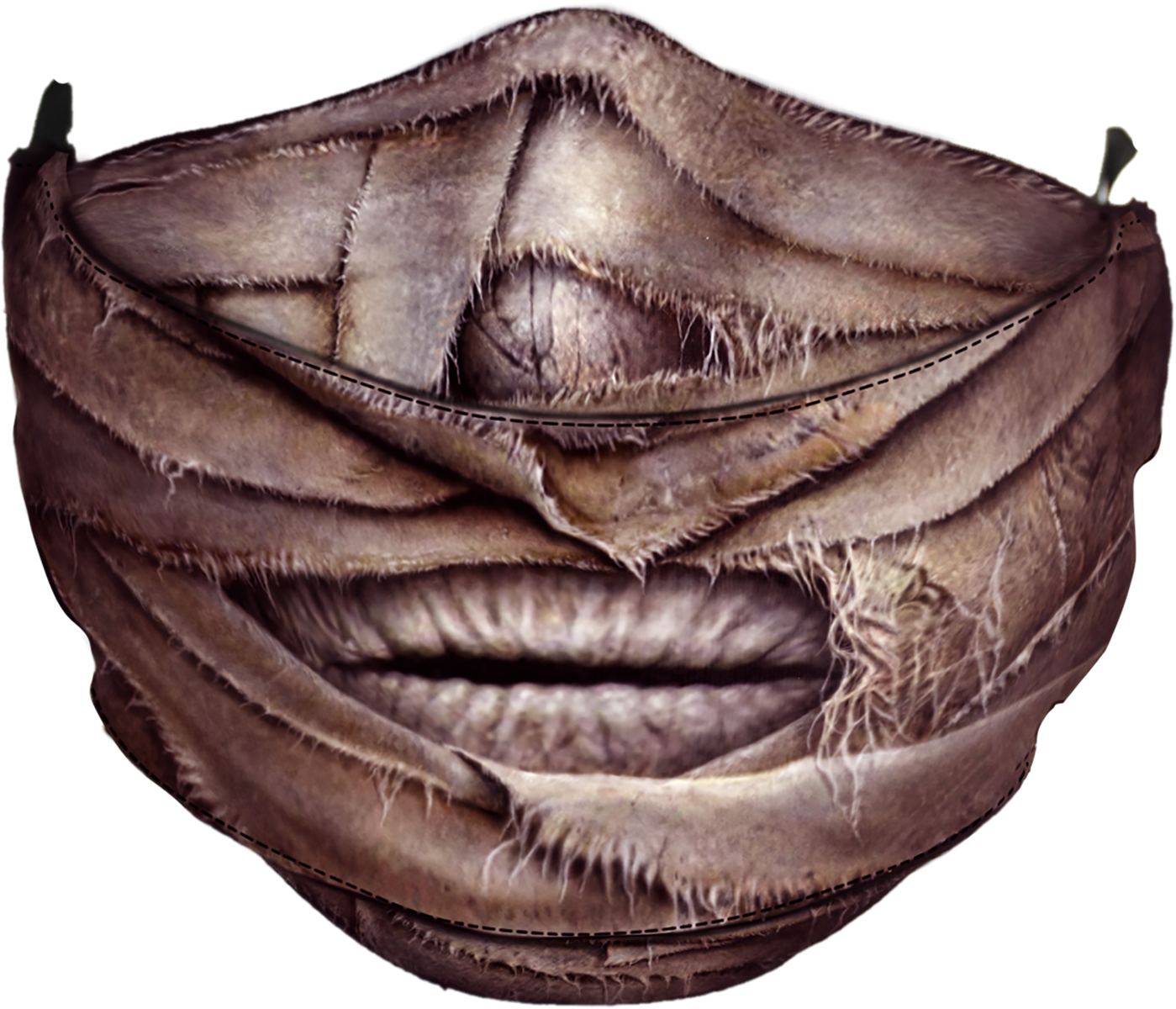 SPIRAL - MUMMIFIED - PREMIUM COTTON FASHION MASK WITH ADJUSTER