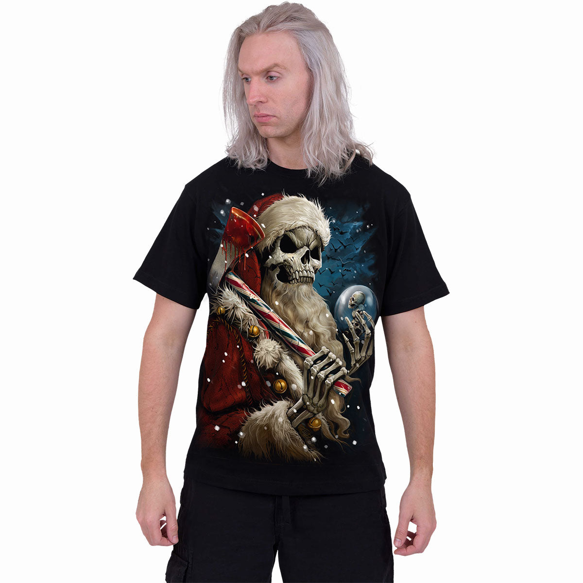 SPIRAL - CANDY CANE SANTA - T-SHIRT