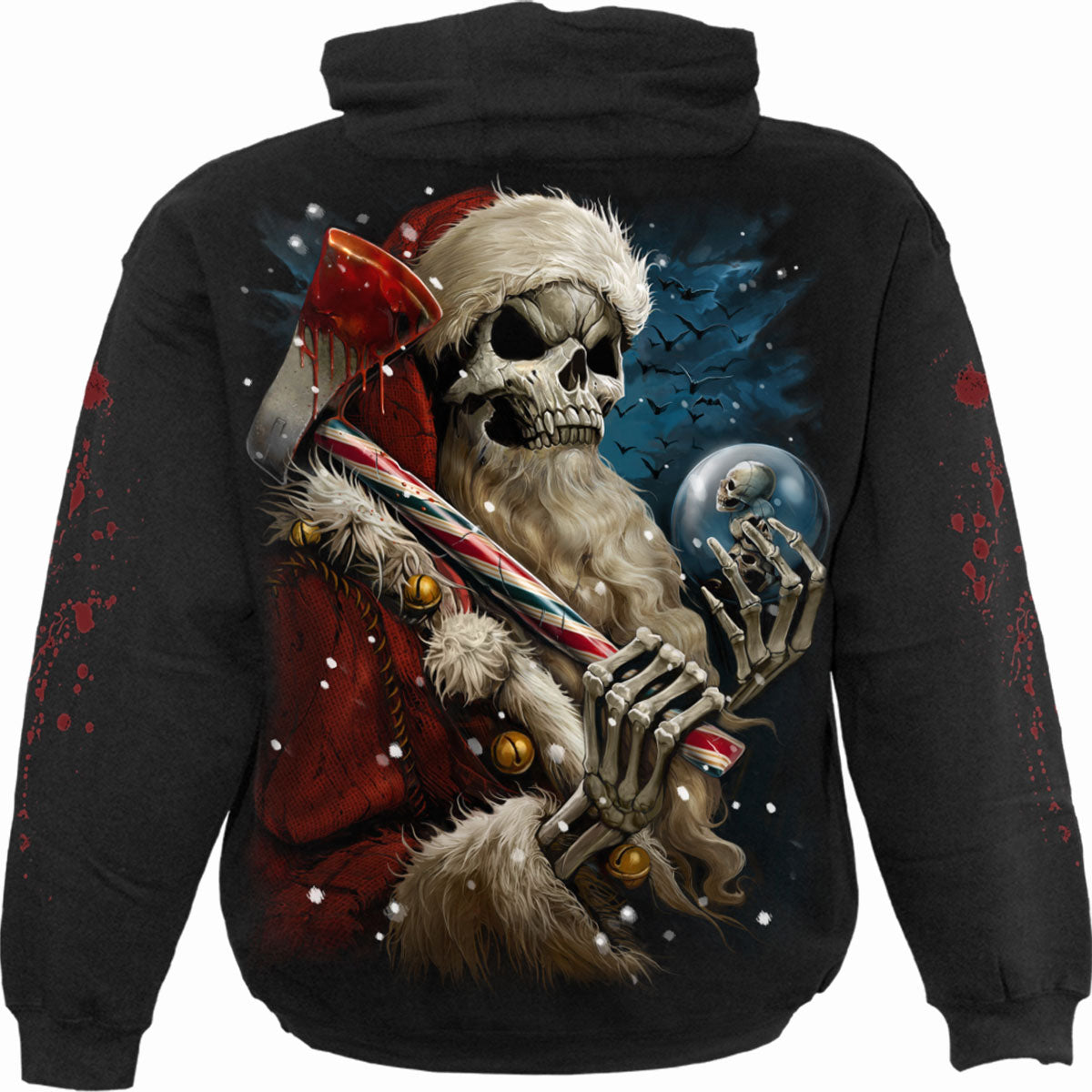 SPIRAL - CANDY CANE SANTA - HOODIE