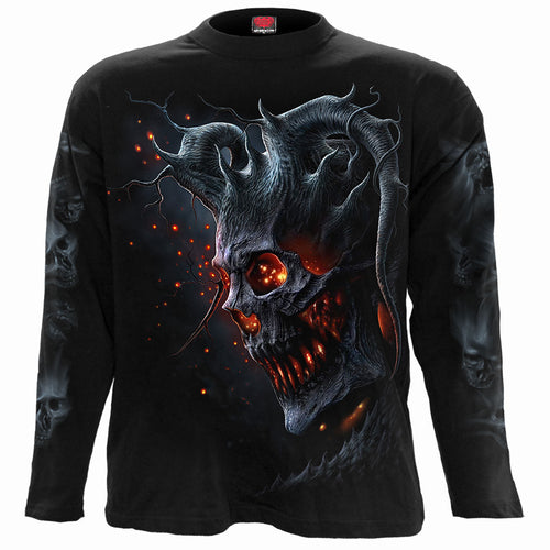 Death Embers - T -shirt di Longsleeve Nero