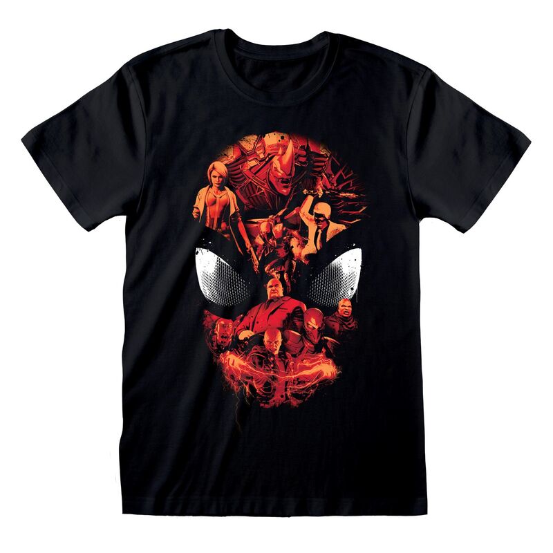 Spider-Man Video Game - Character Roster - T-Shirt Black