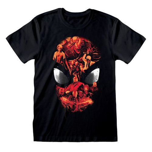 Spider -Man -Videospiel - Charakterliste - T -Shirt schwarz