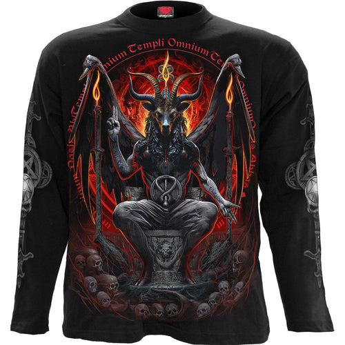 Baphomet - T-shirt à longsleve noir