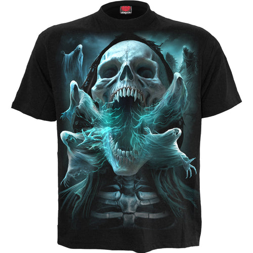 Skull fantôme - T-shirt noir