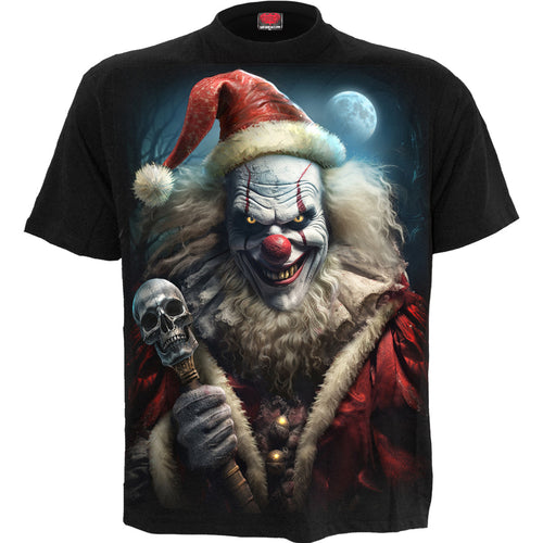 Clown du Père Noël - T-shirt noir