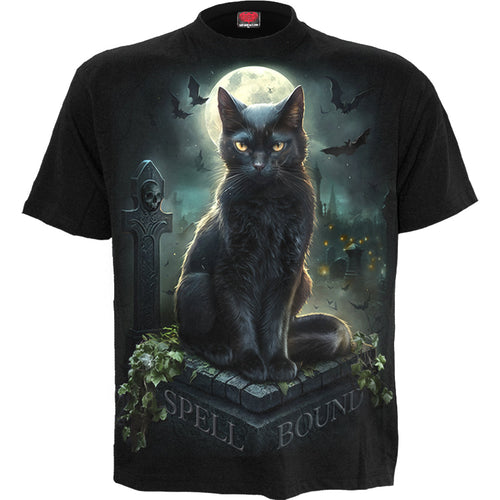 Spell Bound - T-shirt imprimé avant noir