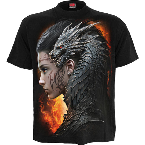 SPIRAL - DRACO QUEEN - T-SHIRT BLACK