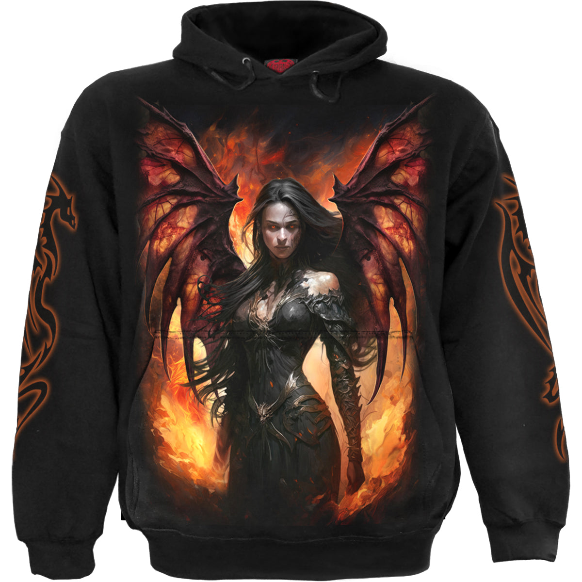 SPIRAL - DRACO QUEEN - Hoody Black