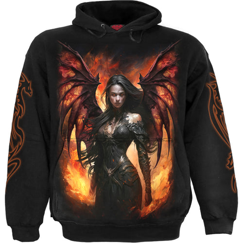 SPIRAL - DRACO QUEEN - HOODY BLACK