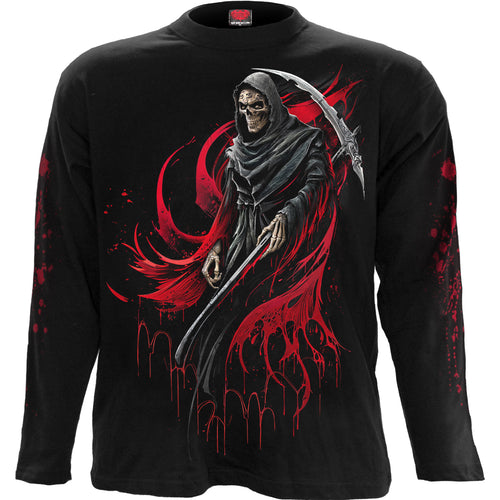 SPIRAL - SCREAMING DEATH - LONGSLEEVE T-SHIRT BLACK