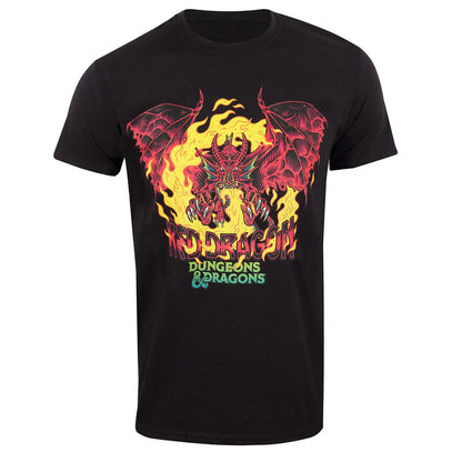 Dungeons and Dragons - Red Dragon Colour Pop - T-Shirt Black