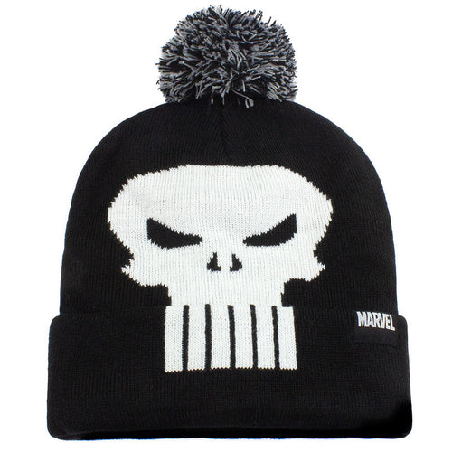 Marvel Comics Punisher - Schädel - Beanie Pom