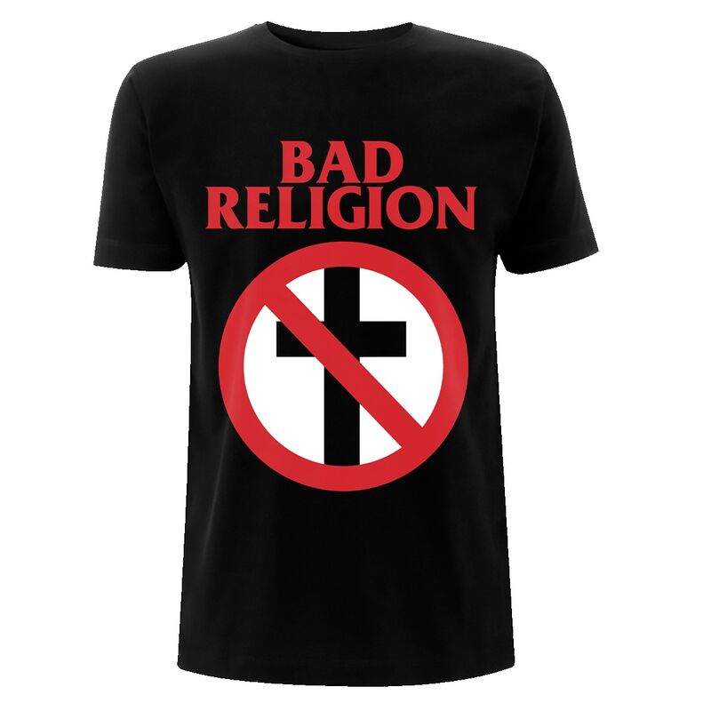 Bad Religion - Classic Buster Cross Black T - T-Shirt Black