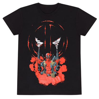 Deadpool - Smoking - T-Shirt Black