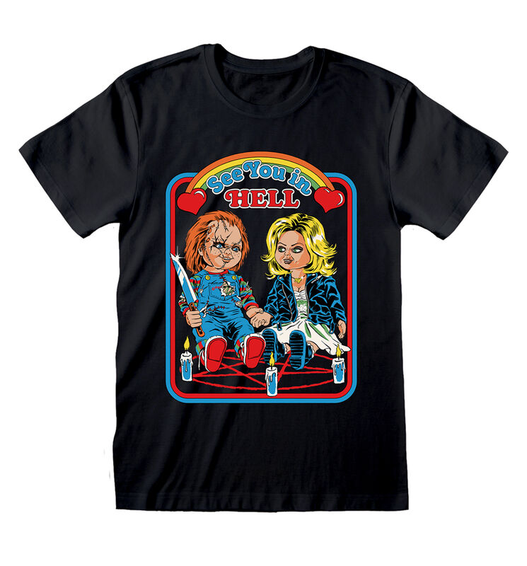 Steven Rhodes - Chucky See You In Hell - T-Shirt Black