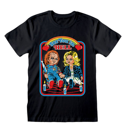 STEVEN RHODES X CHUCKY - SEE YOU IN HELL - T-SHIRT