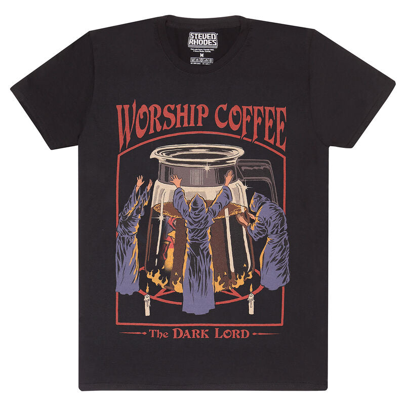 Steven Rhodes - Worship Coffee - T-Shirt Black