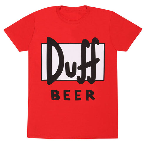 The Simpsons - Duff - T -Shirt Red