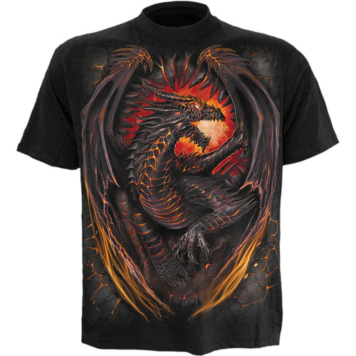 Dragon Furnace - T-shirt pour enfants noir