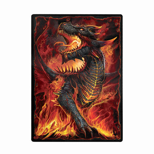 Draconis - planche à découper en verre (rectangulaire)